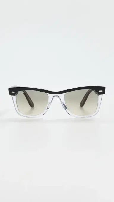 Ray-Ban Wayfarer Street Neat Sunglasses Black On Transparent One Size | Thumbnail 2 Ray-Ban Wayfarer Street Neat Sunglasses Black On Transparent One Size | Thumbnail 2