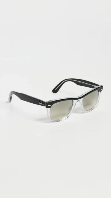 Ray-Ban Wayfarer Street Neat Sunglasses Black On Transparent One Size | Thumbnail 5 Ray-Ban Wayfarer Street Neat Sunglasses Black On Transparent One Size | Thumbnail 5