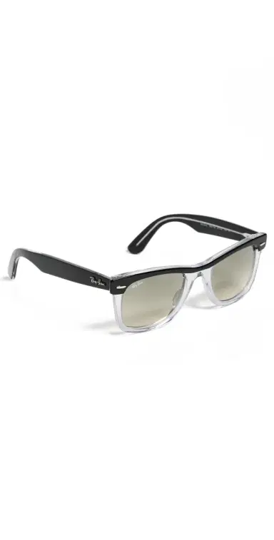 Ray-Ban Wayfarer Street Neat Sunglasses Black On Transparent One Size | Thumbnail 1 Ray-Ban Wayfarer Street Neat Sunglasses Black On Transparent One Size | Thumbnail 1