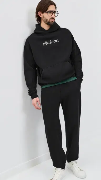 Malbon Fesque Hoodie Black S | Thumbnail 2