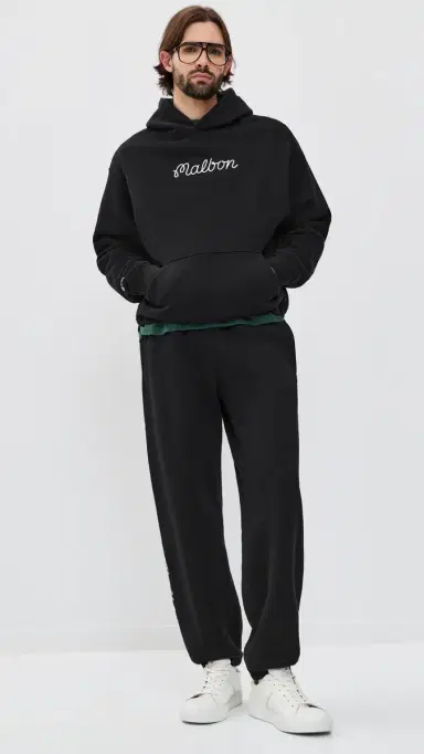 Malbon Fesque Hoodie Black S | Thumbnail 5