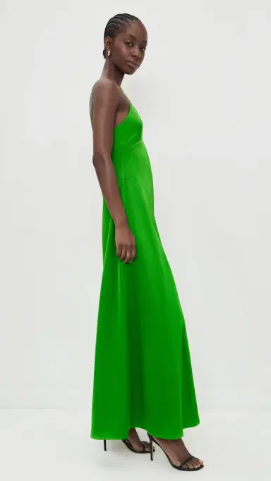 Susana Monaco Satin Slip Dress Shamrock | Thumbnail 5