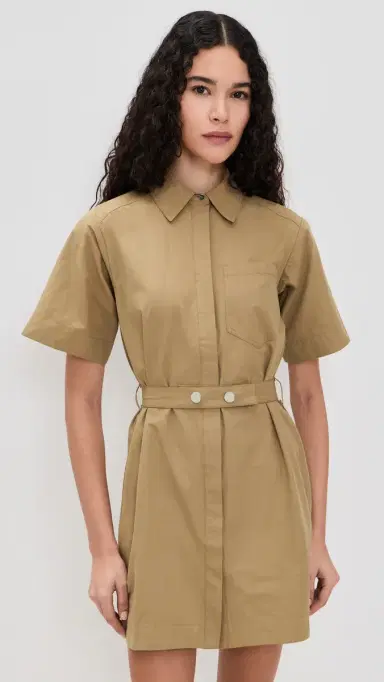 ALIGNE Reign Poplin Dress Camel | Thumbnail 2