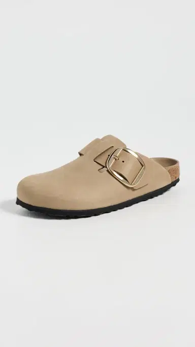 Birkenstock Boston Big Buckle Clogs Tobacco Brown 37 | Thumbnail 2