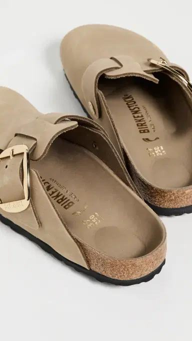 Birkenstock Boston Big Buckle Clogs Tobacco Brown 37 | Thumbnail 4