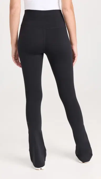 Splits59 Raquel High Waist Supplex Flared Full Leggings Black M | Thumbnail 3
