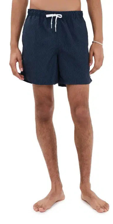BATHER Midnight Crescendo Swim Trunks 5 Navy L | Thumbnail 1