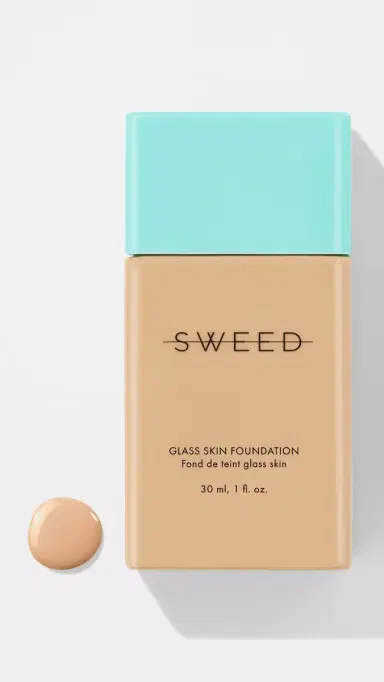 SWEED Glass Skin Foundation 7 - Light to Medium with Neutral to Warm Yellow Undertones 30ml | Thumbnail 2