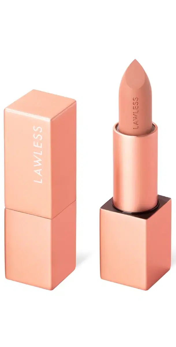 LAWLESS Forget the Filler Lip-Plumping Line-Smoothing Satin Cream Lipstick Fawn 0.1 oz/3.7 mL