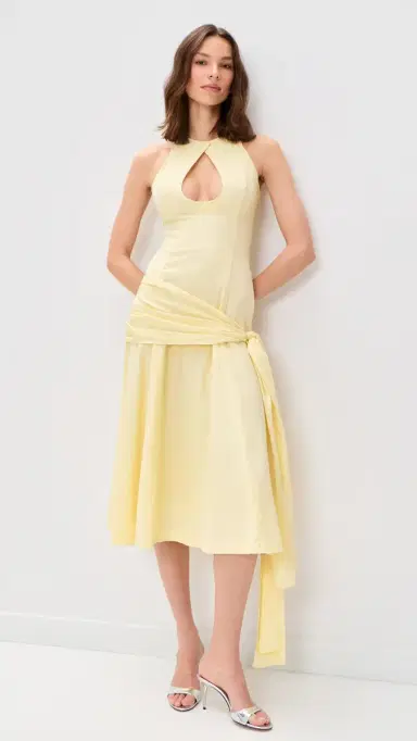 Guizio Victoire Dress Honey Butter XS | Thumbnail 2
