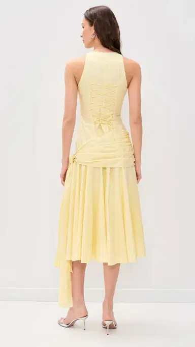 Guizio Victoire Dress Honey Butter XS | Thumbnail 3