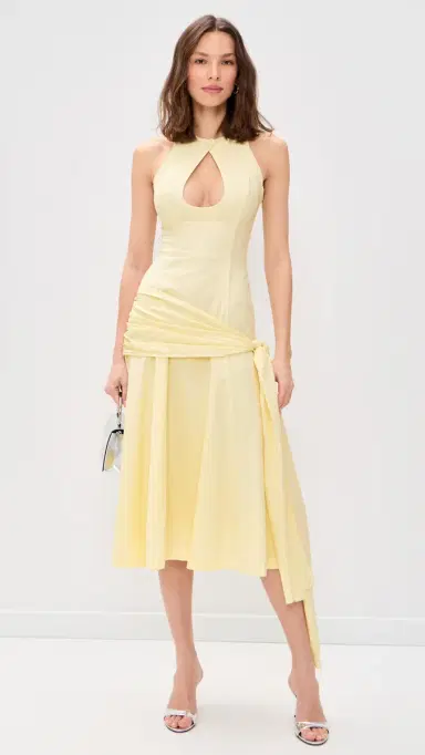 Guizio Victoire Dress Honey Butter XS | Thumbnail 5