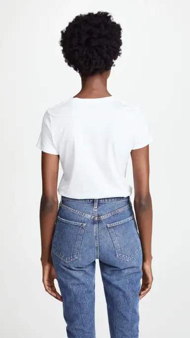 Vince Essential Crew Tee Optic White | Thumbnail 3 Vince Essential Crew Tee Optic White | Thumbnail 3