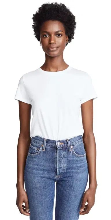 Vince Essential Crew Tee Optic White | Thumbnail 1 Vince Essential Crew Tee Optic White | Thumbnail 1