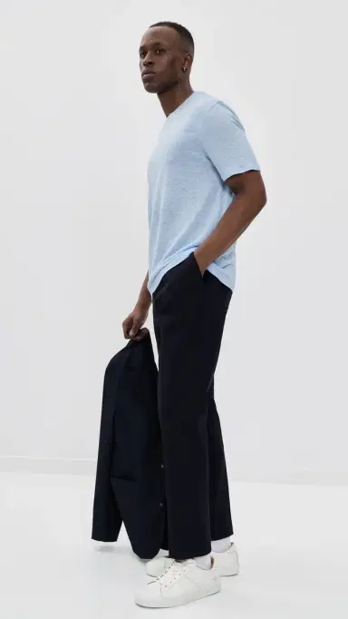 OFFICINE GÉNÉRALE inen Tee Dream Blue | Thumbnail 4 OFFICINE GÉNÉRALE inen Tee Dream Blue | Thumbnail 4