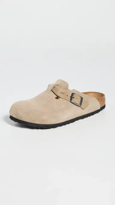 Birkenstock Boston Braid Clogs Taupe 36 | Thumbnail 2