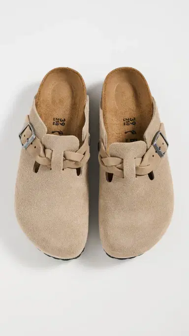 Birkenstock Boston Braid Clogs Taupe 36 | Thumbnail 5