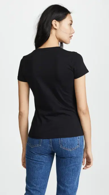 Vince Essential Crew Tee Black XS | Thumbnail 3