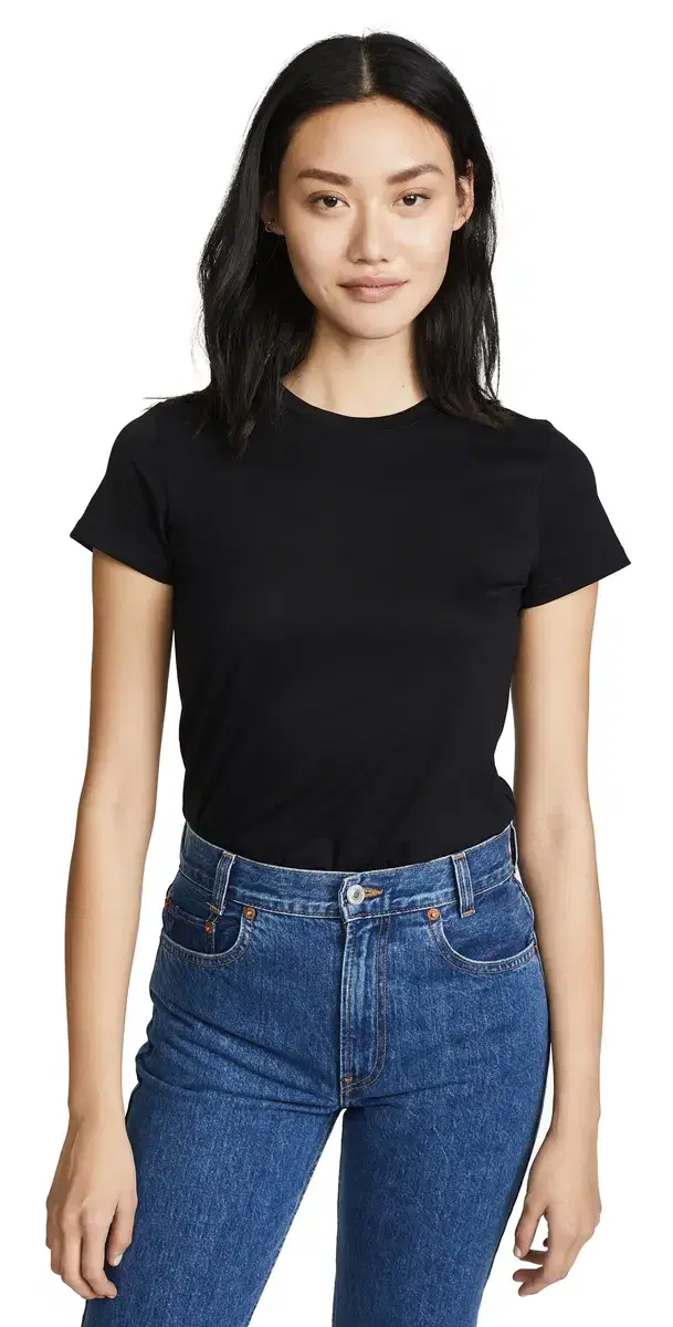 Vince Essential Crew Tee Black