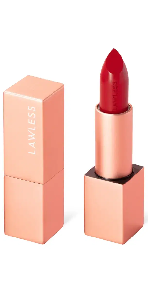 LAWLESS Forget the Filler Lip-Plumping Line-Smoothing Satin Cream Lipstick Whos That Lady 0.1 oz/3.7 mL