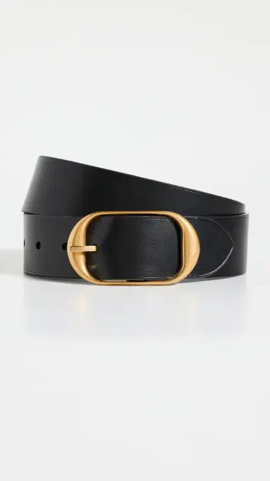 Nili Lotan Nili Belt Black/Antique Brass 75 | Thumbnail 2