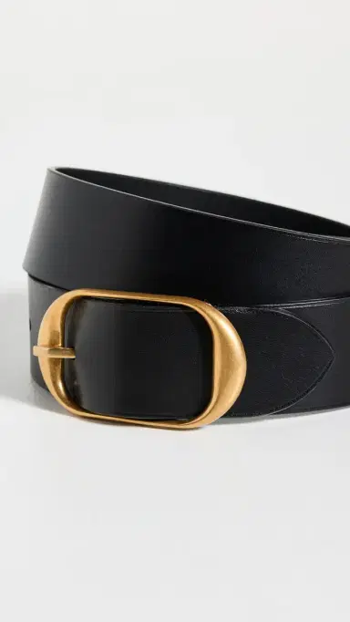 Nili Lotan Nili Belt Black/Antique Brass 75 | Thumbnail 5