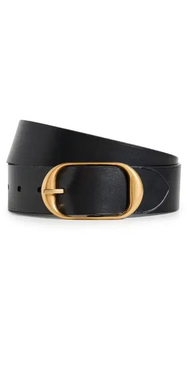 Nili Lotan Nili Belt Black/Antique Brass 75 | Thumbnail 1