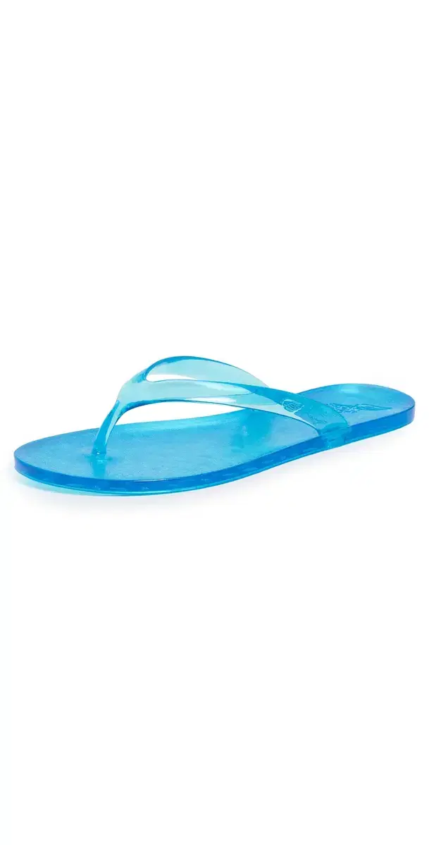 Jelly Flip Flops Blue