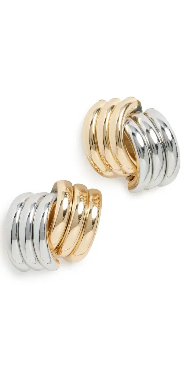 SHASHI Grace Earrings Gold/Silver One Size