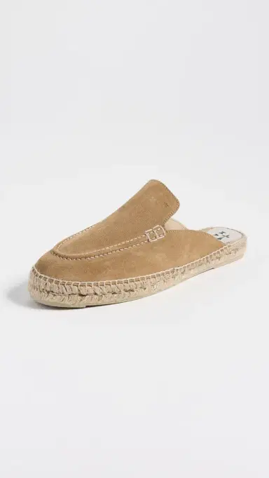 MANEBI Suede Traveler Mule Espadrilles Suede Washed Beige 44 | Thumbnail 2 MANEBI Suede Traveler Mule Espadrilles Suede Washed Beige 44 | Thumbnail 2