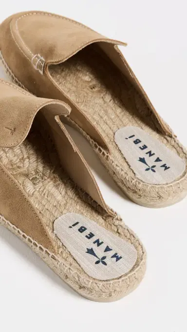 MANEBI Suede Traveler Mule Espadrilles Suede Washed Beige 44 | Thumbnail 3 MANEBI Suede Traveler Mule Espadrilles Suede Washed Beige 44 | Thumbnail 3