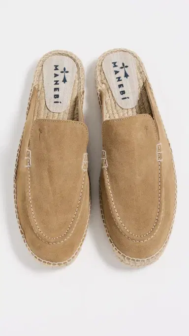 MANEBI Suede Traveler Mule Espadrilles Suede Washed Beige 44 | Thumbnail 4 MANEBI Suede Traveler Mule Espadrilles Suede Washed Beige 44 | Thumbnail 4