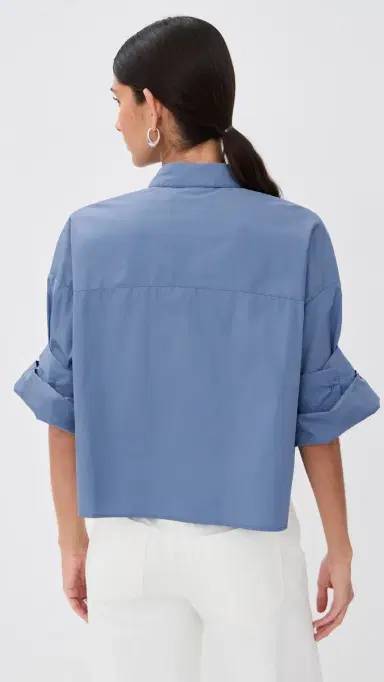TWP Next Ex Shirt Country Blue | Thumbnail 3