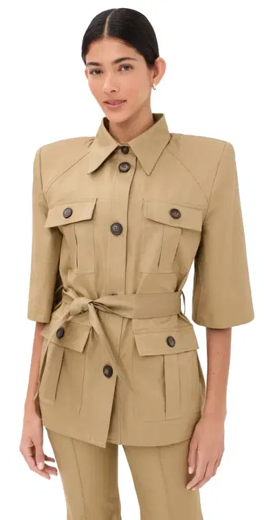 FRANÇOISE Nadia Shirt Beige | Thumbnail 1