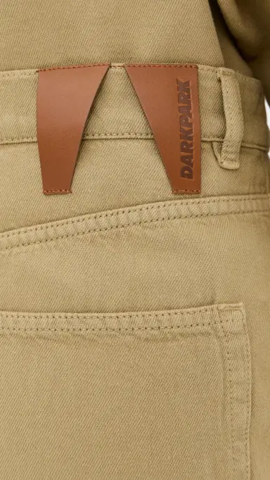 DARKPARK Gale Relaxed Fit Tencel Denim Jeans Sand 27 | Thumbnail 6