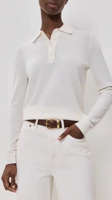 Anderson's Narrow Semi Formal Calf Leather Belt | Thumbnail 3