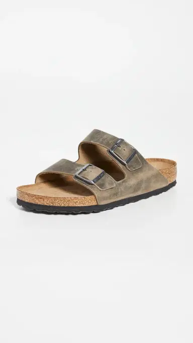 Birkenstock Arizona Soft Footbed Sandals Faded Khaki 42 | Thumbnail 2