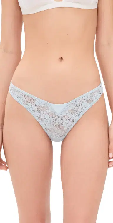 Fleur du Mal Le Stretch Lace Thong | Thumbnail 1