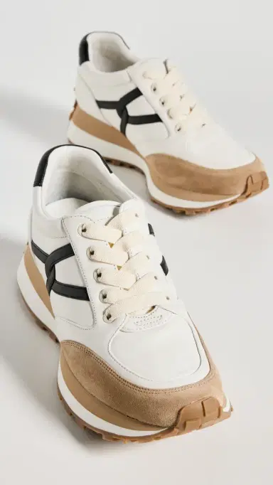 Veronica Beard Valentina Sneakers Coconut/Black 6 | Thumbnail 5 Veronica Beard Valentina Sneakers Coconut/Black 6 | Thumbnail 5