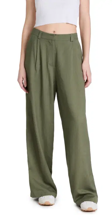 LIONESS La Quinta Pants Khaki XXS | Thumbnail 1 LIONESS La Quinta Pants Khaki XXS | Thumbnail 1