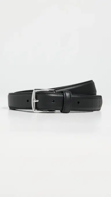 Polo Ralph Lauren Full-Grain Etched Leather Dress Belt Black 42 | Thumbnail 2