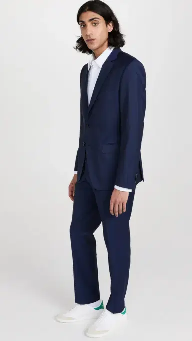 BOSS Slim Fit Suit Dark Blue 52 | Thumbnail 5