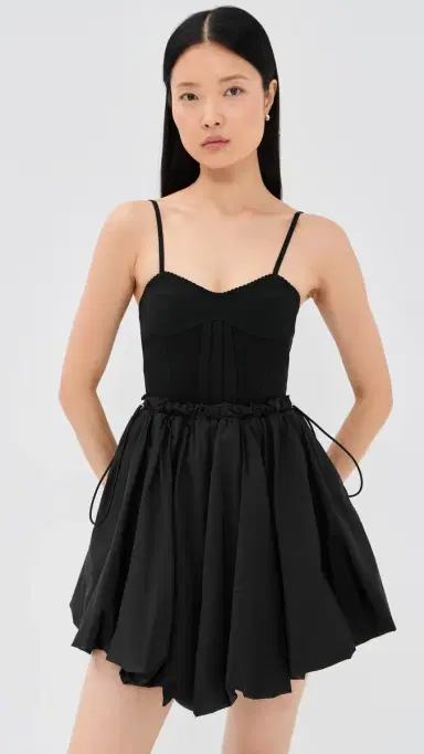 The Attico Mini Dress Black | Thumbnail 2