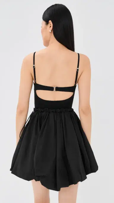 The Attico Mini Dress Black | Thumbnail 3