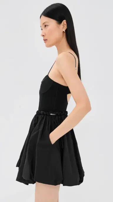 The Attico Mini Dress Black | Thumbnail 4