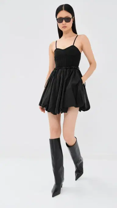 The Attico Mini Dress Black | Thumbnail 5