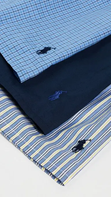 Polo Ralph Lauren Underwear Classic Fit Woven Boxer 3 Pack RiminiStripe/MullerPlaid/Navy L | Thumbnail 5 Polo Ralph Lauren Underwear Classic Fit Woven Boxer 3 Pack RiminiStripe/MullerPlaid/Navy L | Thumbnail 5