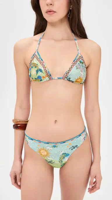 Agua Bendita Lolita Solstice Embroidered Triangle Bikini Top Multicolor | Thumbnail 5 Agua Bendita Lolita Solstice Embroidered Triangle Bikini Top Multicolor | Thumbnail 5