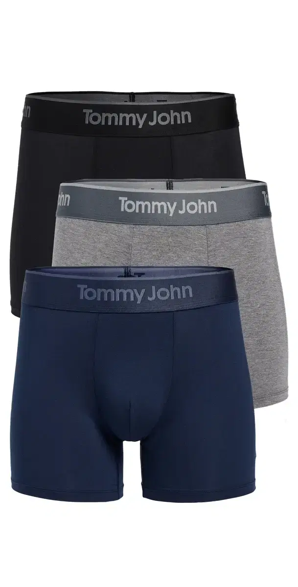 Second Skin 4 Trunks 3 Pack Black/edium Heather Grey/Dres