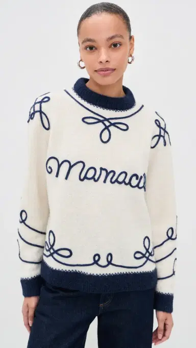 Carolina K Mamacita Sweater Ecru And arine | Thumbnail 2 Carolina K Mamacita Sweater Ecru And arine | Thumbnail 2